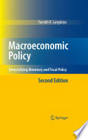 Macroeconomic policy : demystifying monetary and fiscal policy /