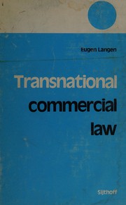 Transnational commercial law /