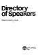 Directory of speakers /