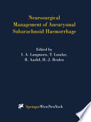 Neurosurgical Management of Aneurysmal Subarachnoid Haemorrhage /