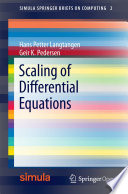 Scaling of Differential Equations /