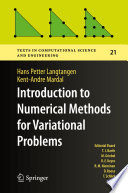 Introduction to Numerical Methods for Variational Problems /