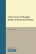 A new scene of thought : studies in Romantic realism /