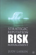 Strategic reputation risk management /