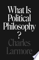 What is political philosophy? /