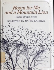 Room for me and a mountain lion : poetry of open space /