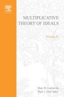 Multiplicative theory of ideals /