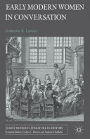 Early modern women in conversation /