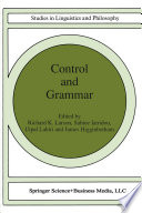 Control and Grammar /