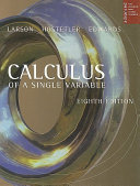 Calculus of a single variable /