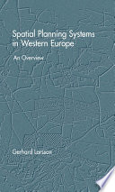Spatial planning systems in western Europe : an overview /