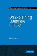 On explaining language change /