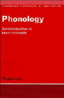 Phonology : an introduction to basic concepts /