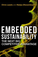 Embedded sustainability : the next big competitive advantage /