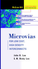Microvias : for low cost, high density interconnects /