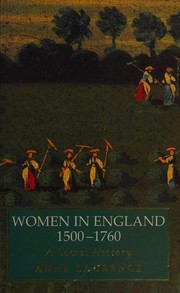 Women in England, 1500-1760 : a social history /