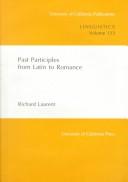 Past participles from Latin to Romance /
