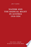 Nazism and the radical right in Austria, 1918-1934 /