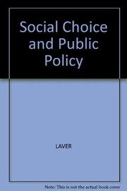 Social choice and public policy /