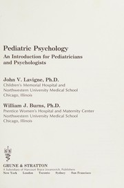 Pediatric psychology : an introduction for pediatricians and psychologists /