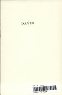 David ; a play.