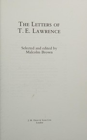 The letters of T.E. Lawrence /