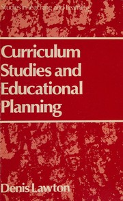 Curriculum studies and educational planning /