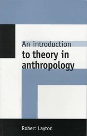 An introduction to theory in anthropology /