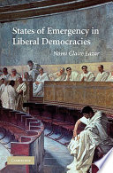 States of emergency in liberal democracies /