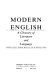 Modern English : a glossary of literature and language /