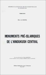 Monuments pré-islamiques de l'Hindukush central /