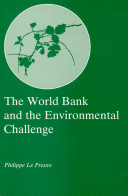 The World Bank and the environmental challenge /