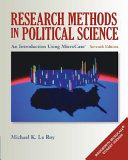 Research methods in political science : an introduction using MicroCase.