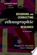 Designing & conducting ethnographic research : an introduction /