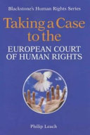 Taking a case to the European Court of Human Rights /