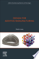 Design for additive manufacturing /