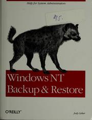 Windows NT backup & restore /