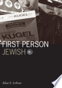 First person Jewish /