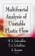 Multifractal analysis of unstable plastic flow /