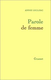 Parole de femme.