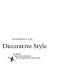 Japanese decorative style /