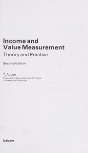 Income and value measurement : theory and practice /