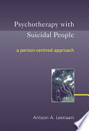 Psychotherapy with suicidal people : a person-cent[e]red approach /