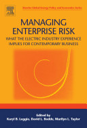 Managing enterprise risk : what the electric industry experience implies for contemporary business /