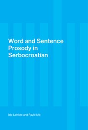 Word and sentence prosody in Serbocroatian /