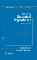 Testing statistical hypotheses /