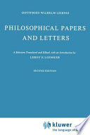 Philosophical papers and letters /