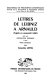 Lettres de Leibniz à Arnauld d'après un manuscrit inédit /