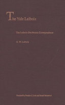 The Leibniz-Des Bosses correspondence /