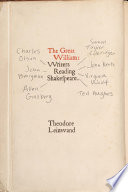The great William : writers reading Shakespeare /